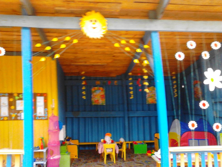 Веранда в детском саду