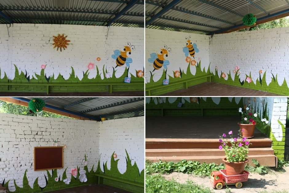 Украшение веранды