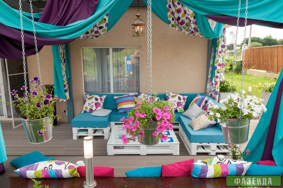 Украшение веранды в детском саду