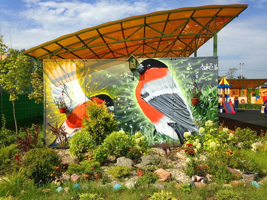 Украшение беседки