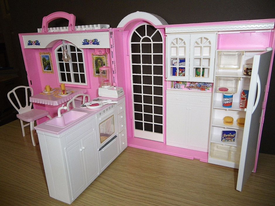 Кухня для домика Барби