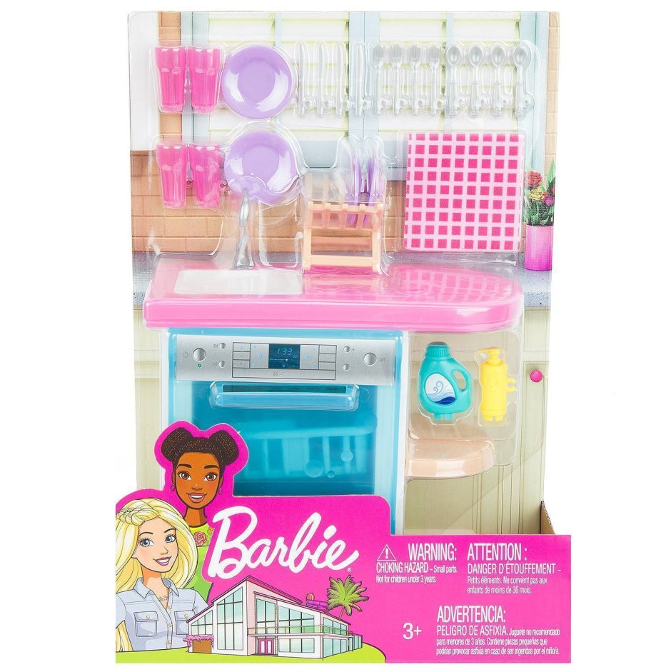 Холодильник для кукол Барби