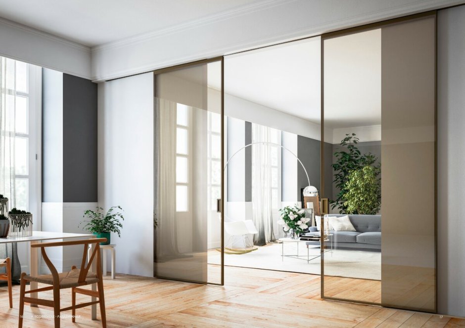 W-001/Air Glass. Раздвижная система цельностеклянная