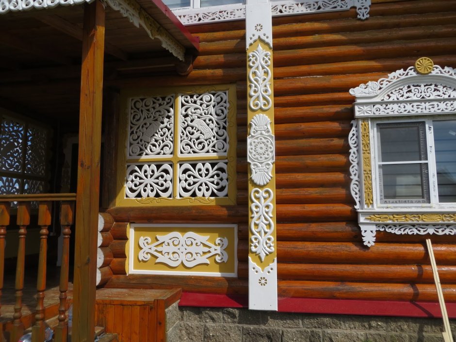 Владимирская пропильная резьба наличники