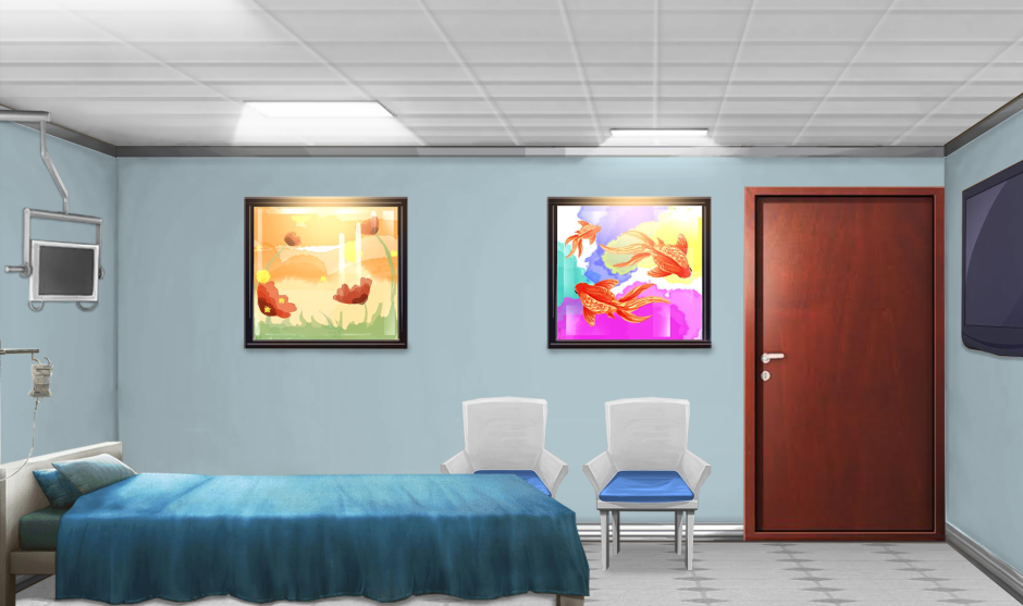 Больница аниме без людей