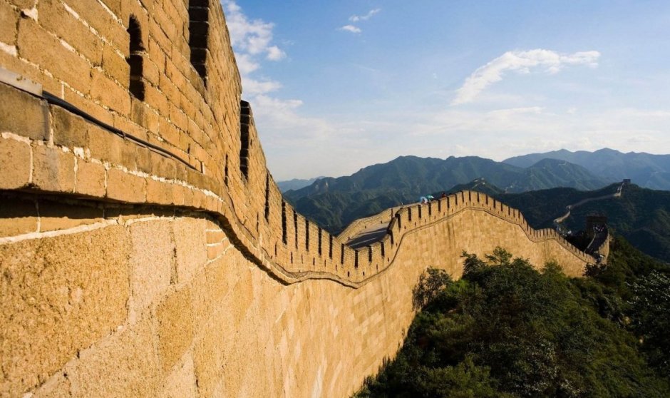 Китайская стена снизу