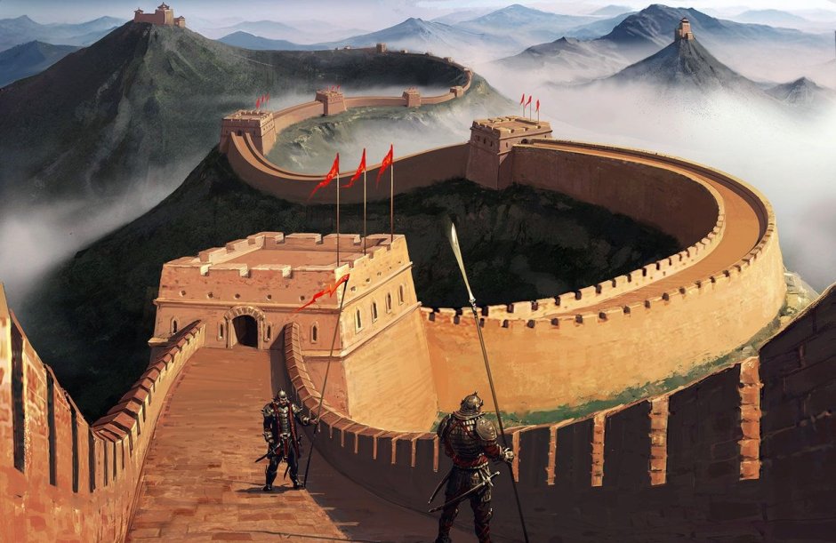 Великая китайская стена Династия Цинь арт
