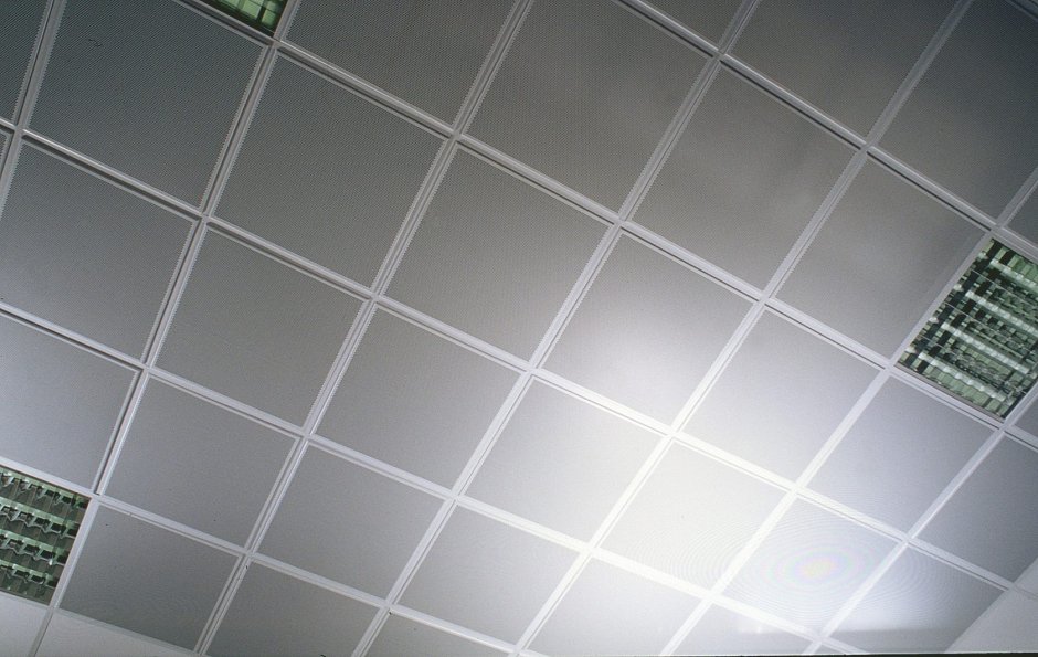 Зеркальный потолок Армстронг кассетный Албес 600x600