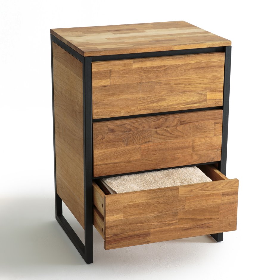 Комод лофт 3 Drawers дуб натур