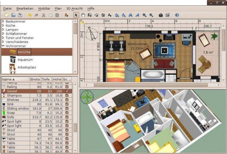 Floorplan 3d проекты