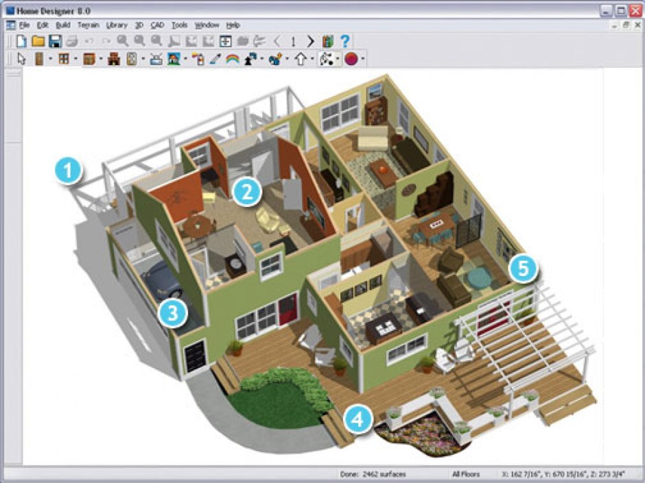 Визуализация в программе Sweet Home 3d