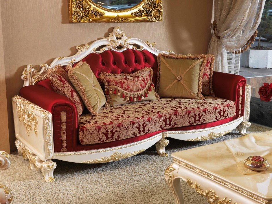 Мягкая мебель рококо Барокко
