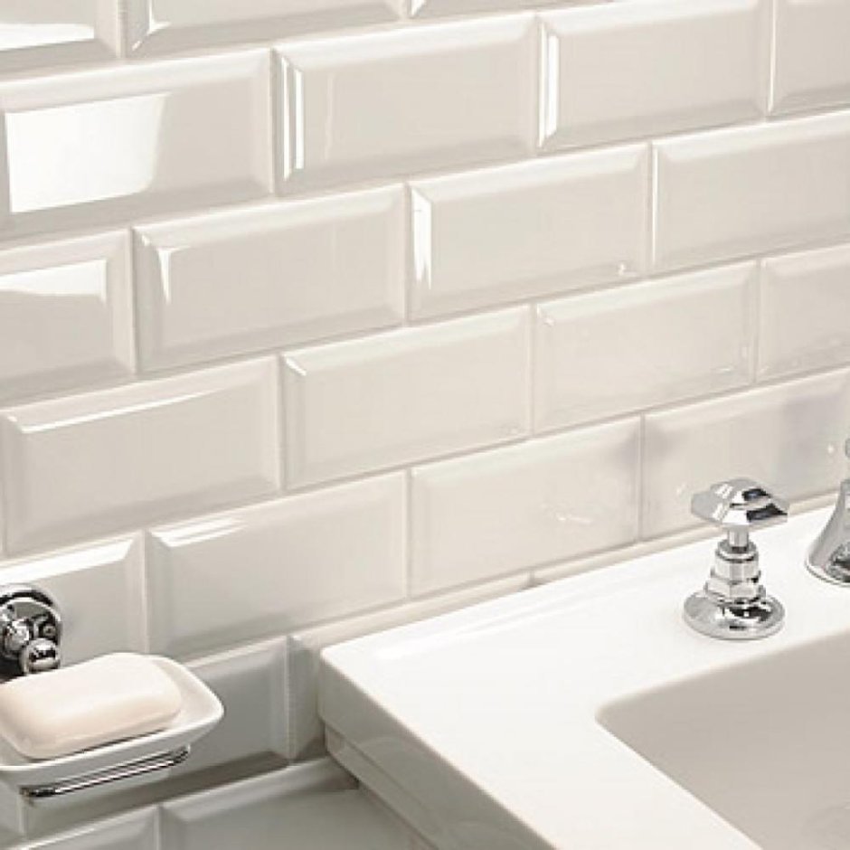 Плитка Metrotiles белая 10х20