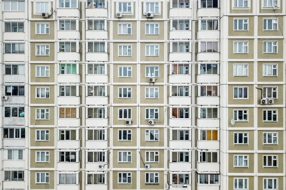 Многоэтажка окна