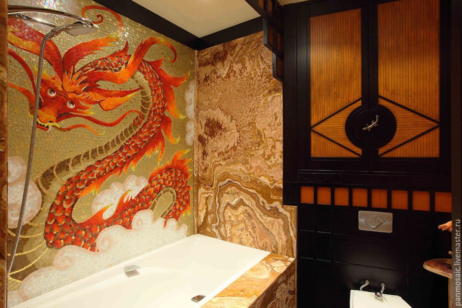 Ванная комната в китайском стиле