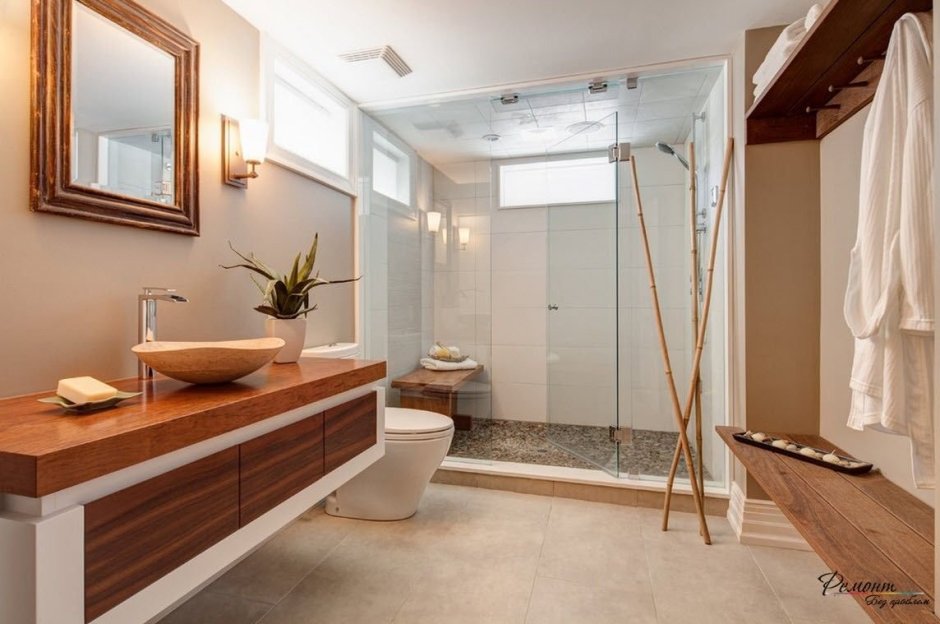 Ванная в азиатском стиле