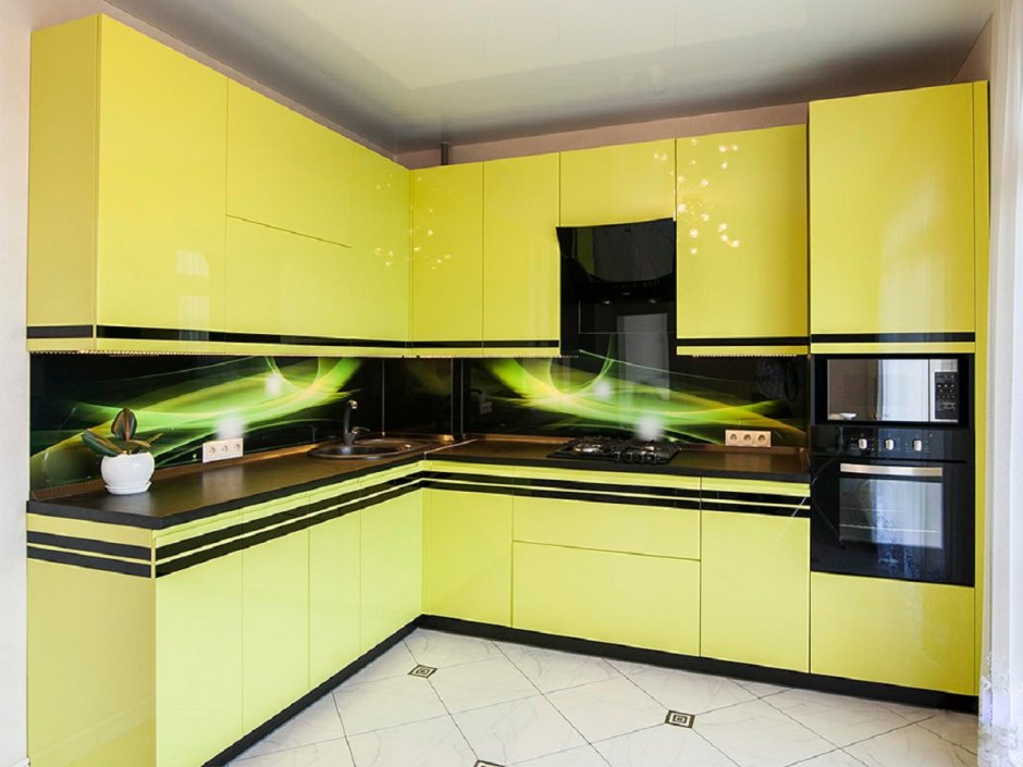 Крашенные фасады для кухни