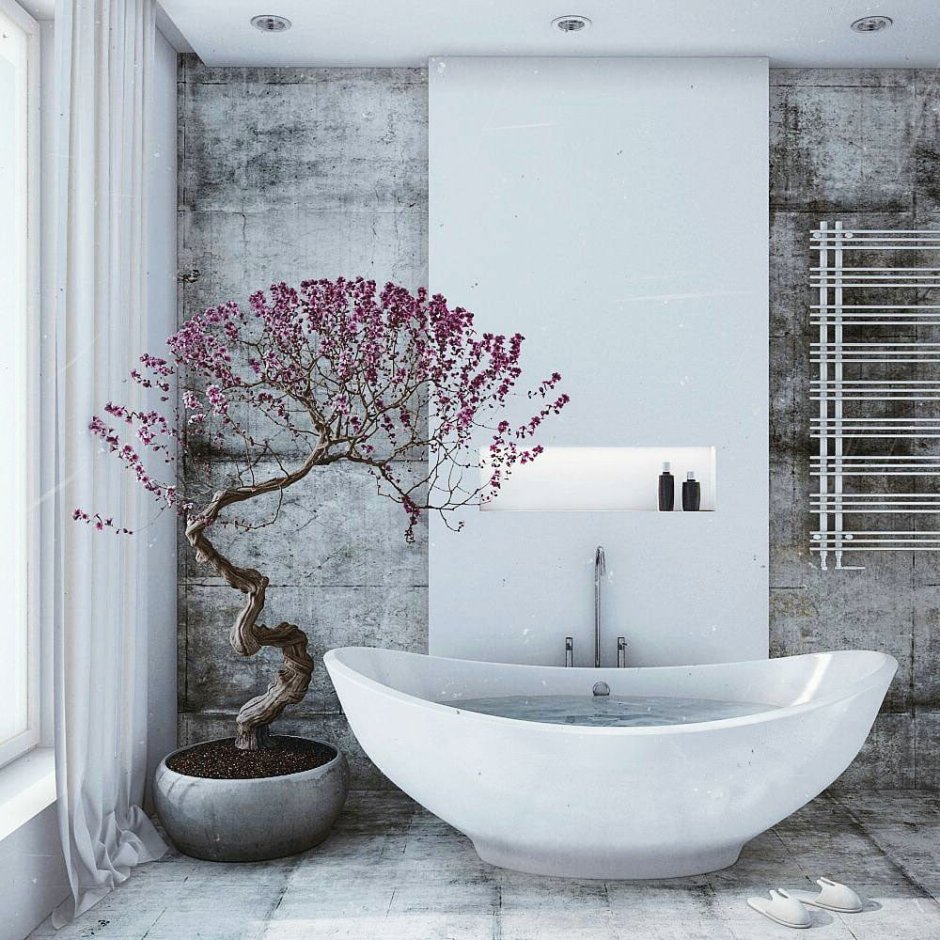 Ванна в японском стиле