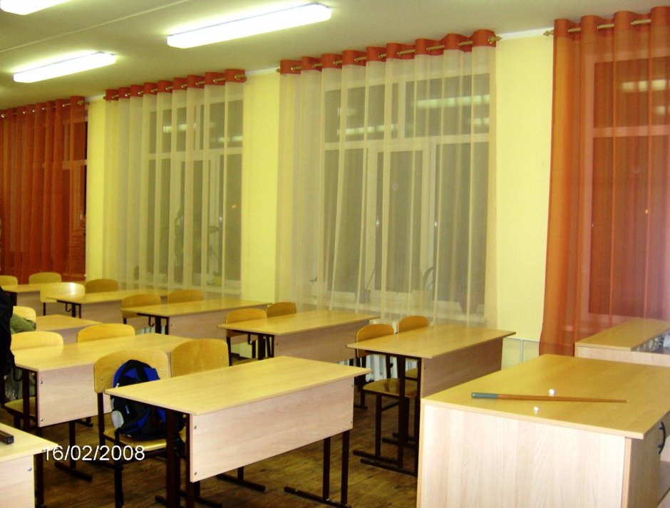 Шторы в начальной школе