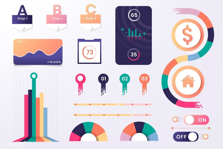 Color infographics Design