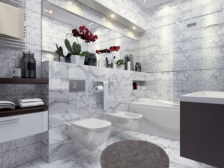 Настенная плитка belleza КАЛАКАТА серая 1250 20x60