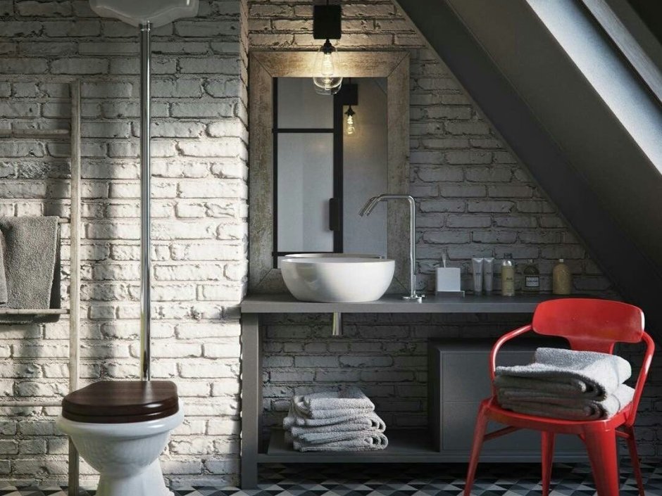 Loft Design Interior санузел