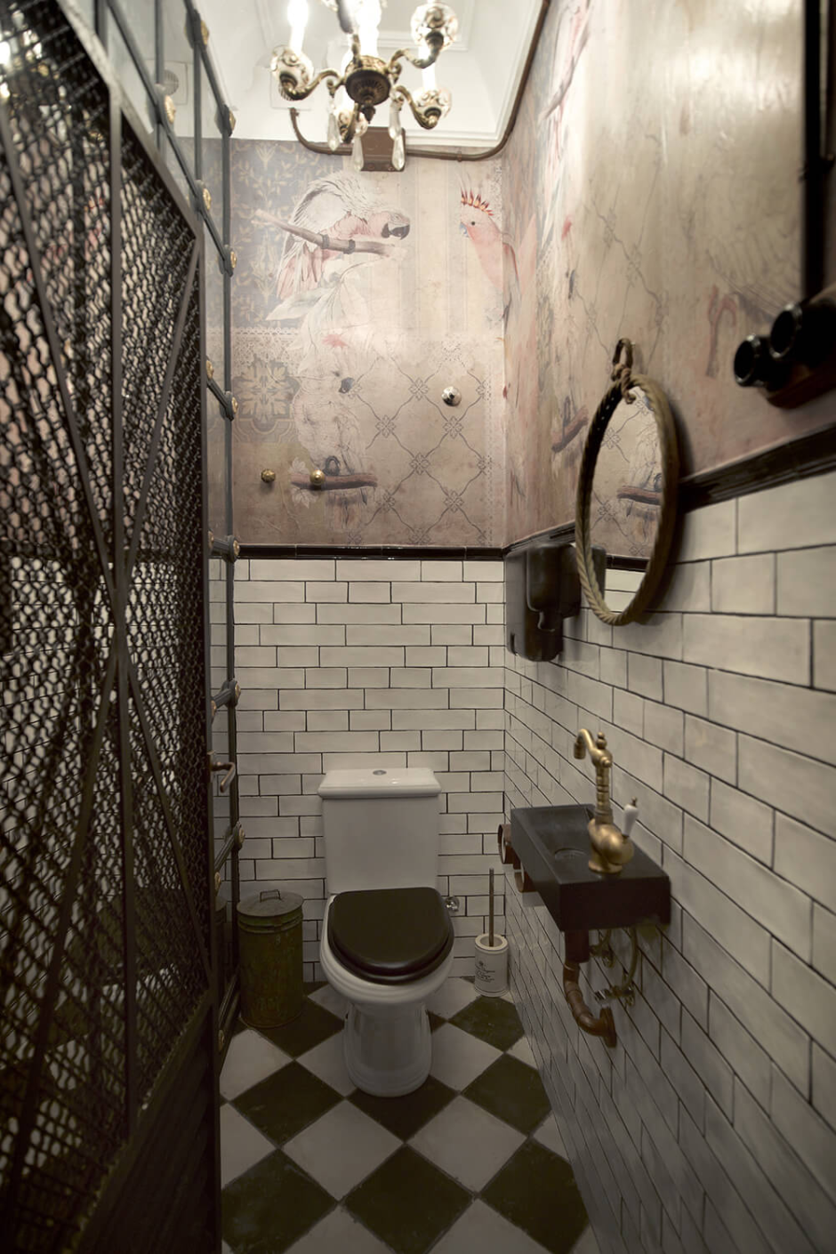 Туалет лофт