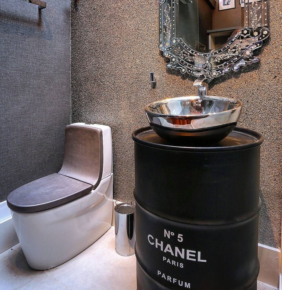 Раковина из железной бочки