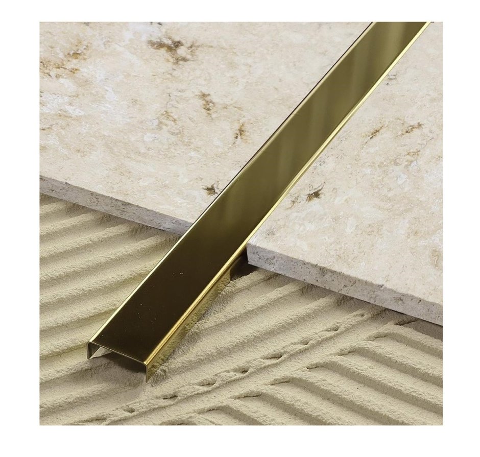 Profilpas декоративный профиль латунь, золото LDS 2,7 М