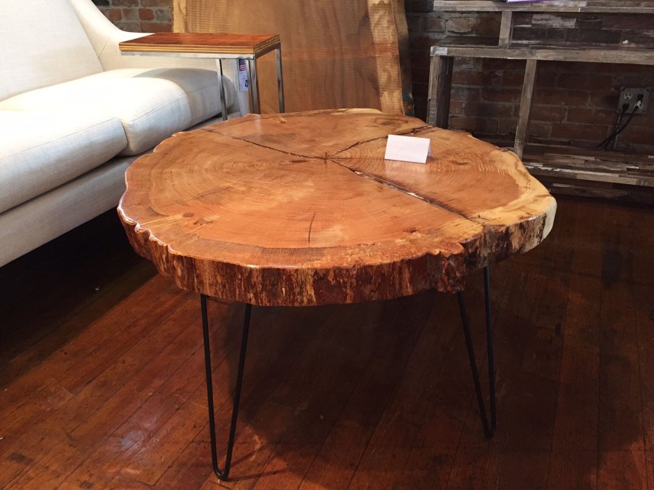 Стол из спила "Live Edge"