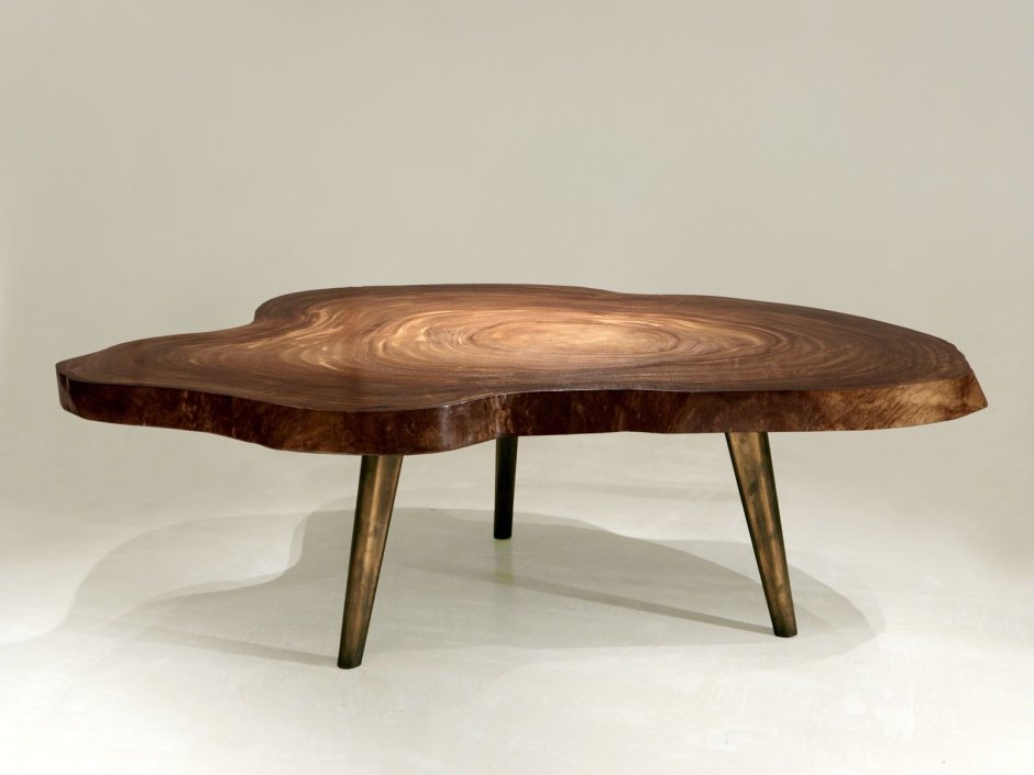 Стол из среза дерева