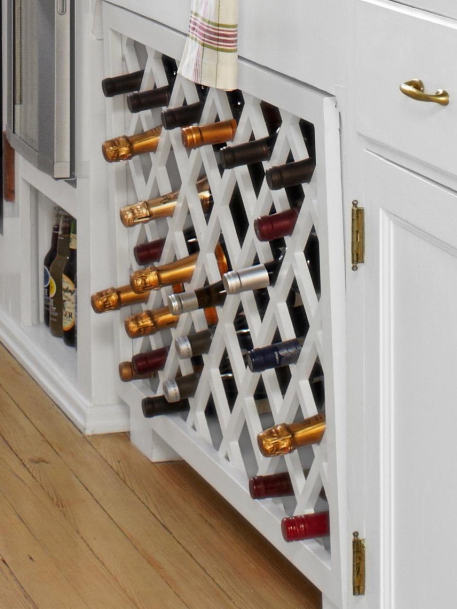 Бутылочница для вина на кухне