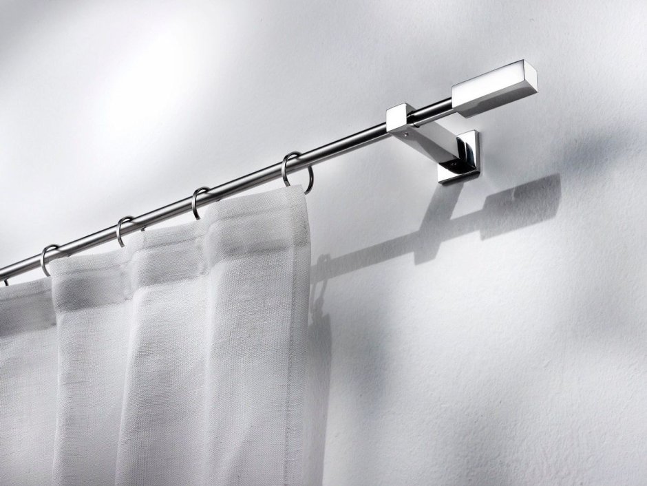 Угловой карниз для ванной комнаты Corner Shower Rods Kit