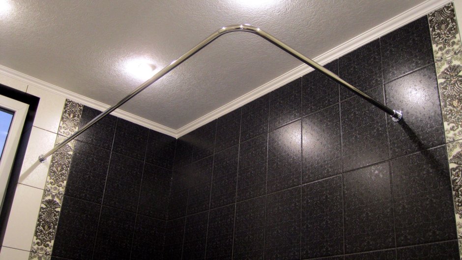 Штанга для ванны Adjustable Curved Shower Rod 36"-63