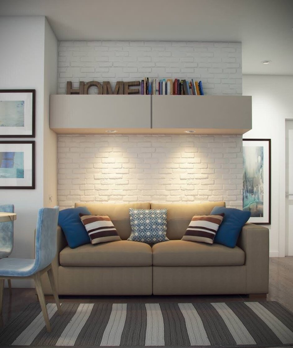 Интерьеры маленьких гостиных