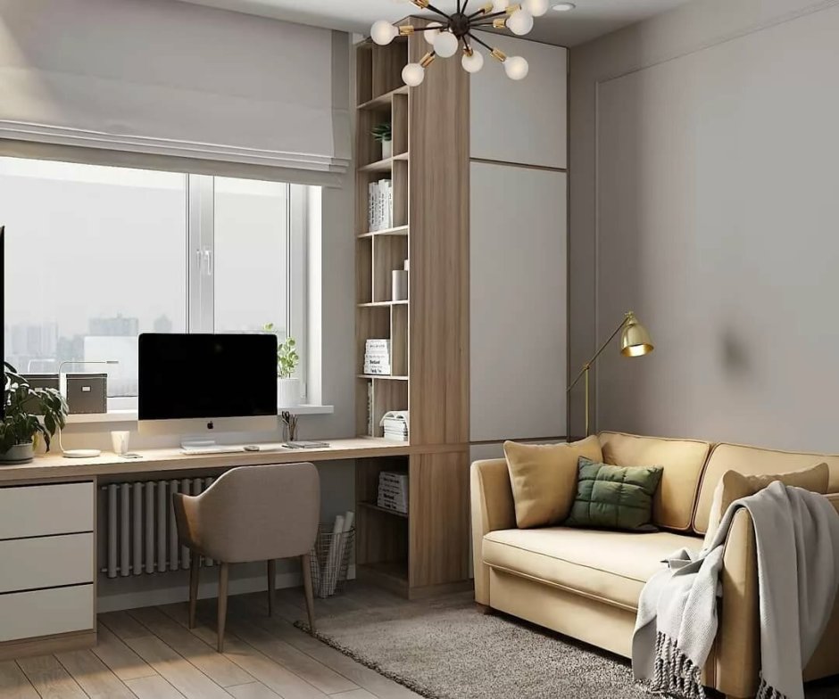 Детская с двумя диванами