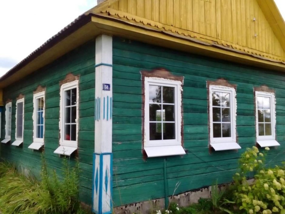 Пластиковые окна в деревенском доме