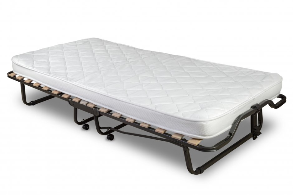 Раскладушка премиум класса с матрасом "maxibed 120"