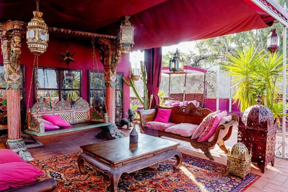 Спальня в стиле марокко