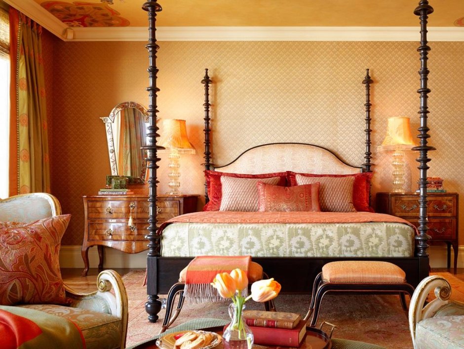 Мавританский стиль в интерьере спальни