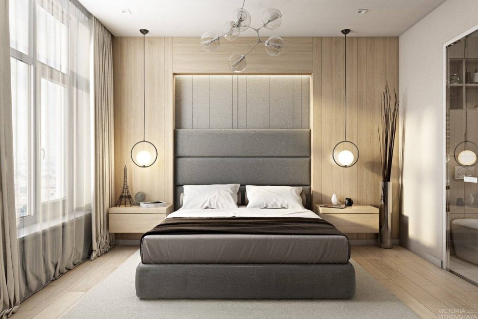 Спальня минимализм дизайн
