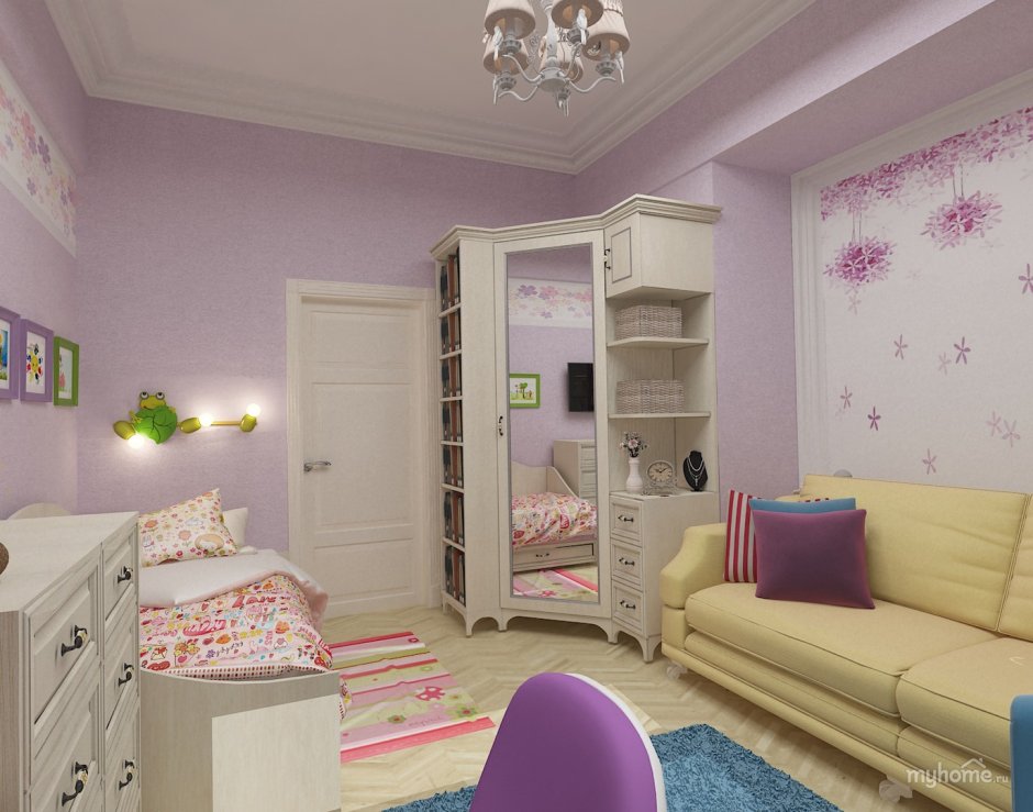 Дизайн детской комнаты для Дочки