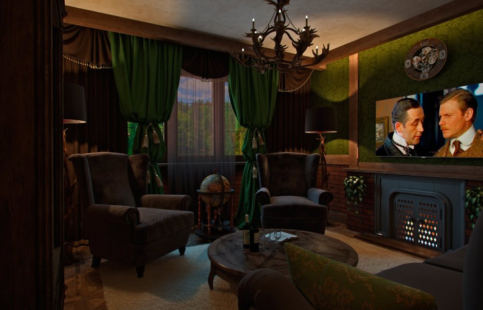 Гостиная Шерлок хофф хофф