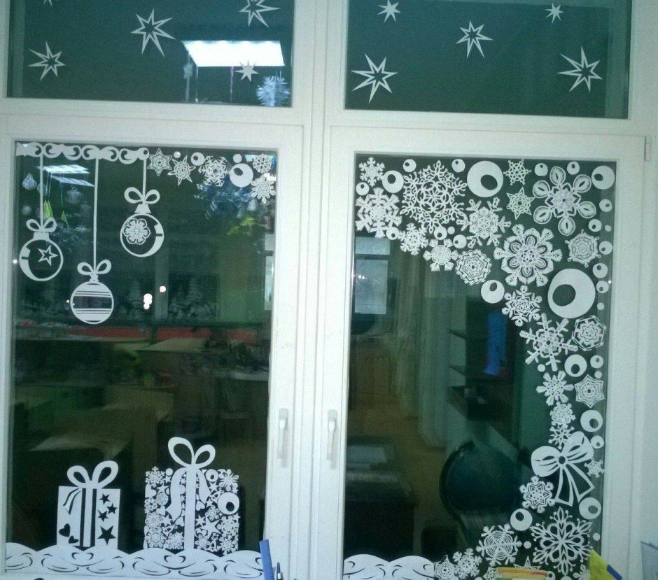 Новогодние окна