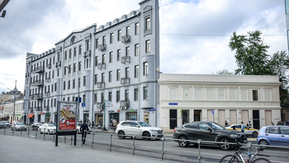 Плоский дом в Москве на Таганке