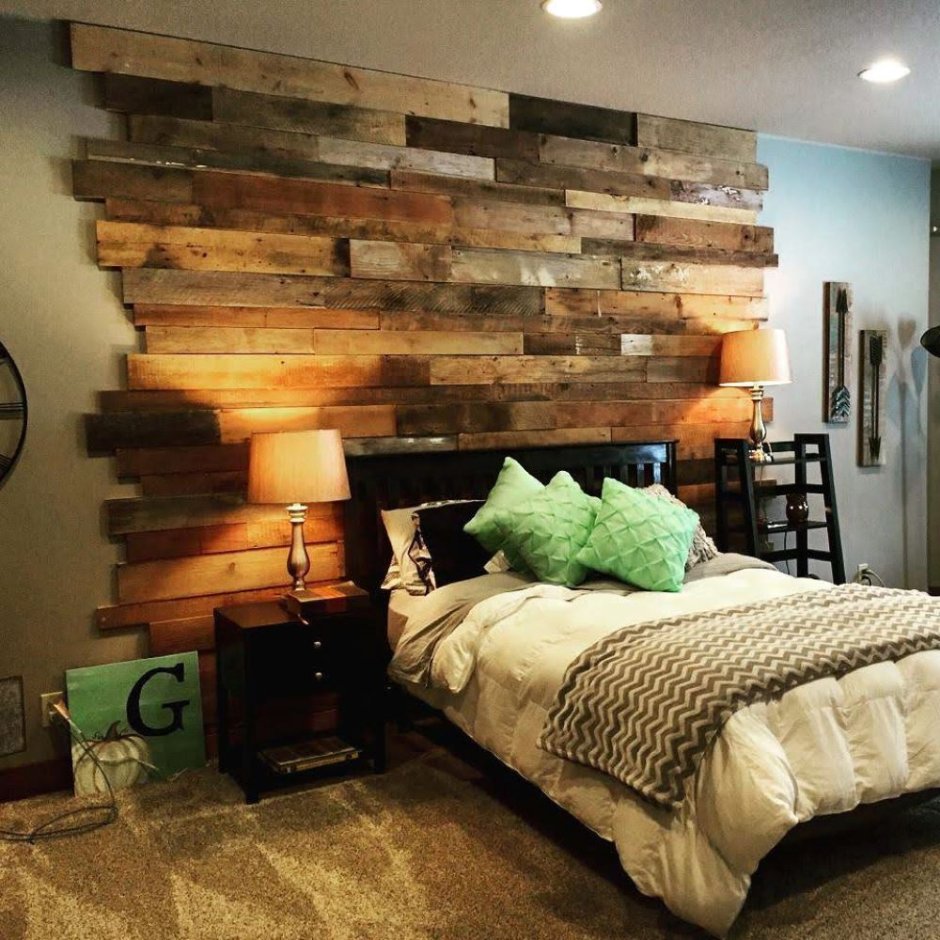 Rustic Wood Decor спальня
