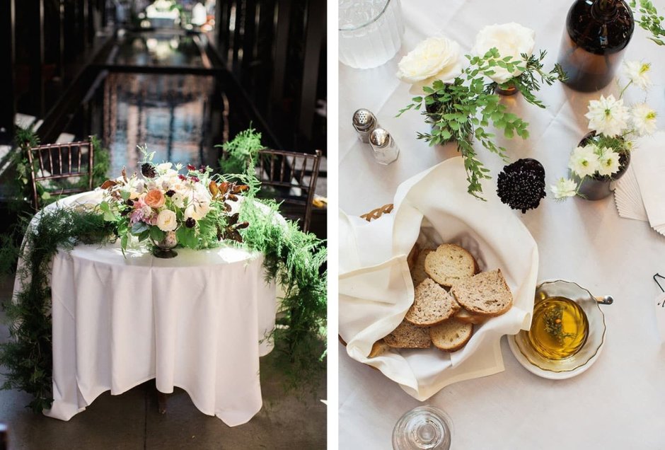 Silver Wedding Table