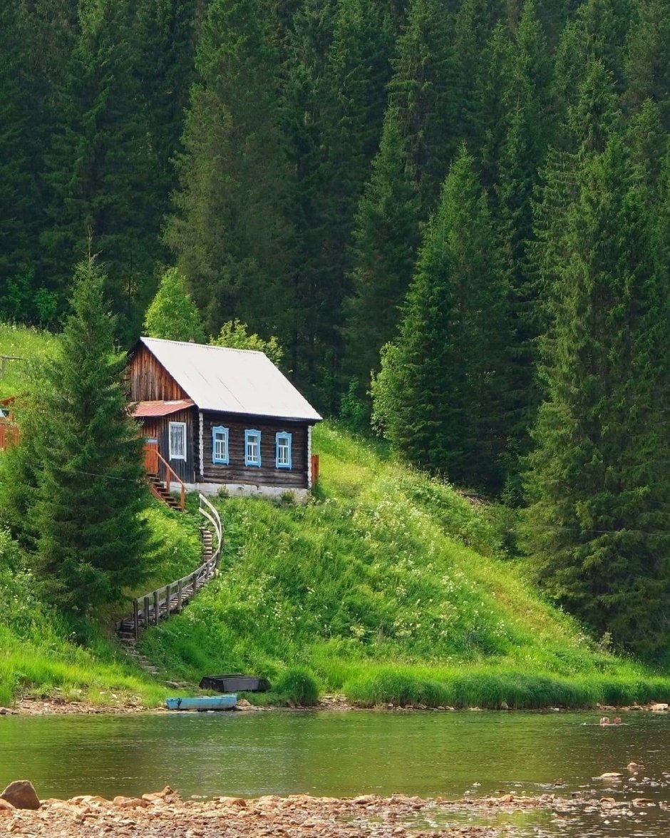 Деревня Усьва Пермский край