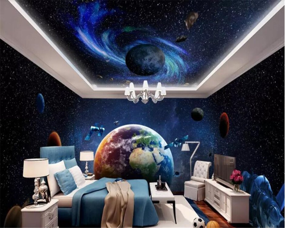 Космический дизайн комнаты