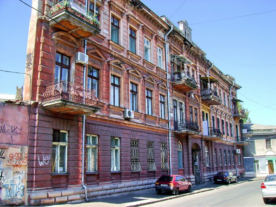 Дом стена в Воронцовском переулке Одесса